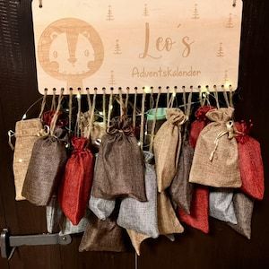 Customer photo review of Personalisierte Adventskalender Bär