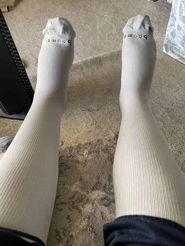 Customer photo review of Closed Toe: 15-20 mmHg - Grey