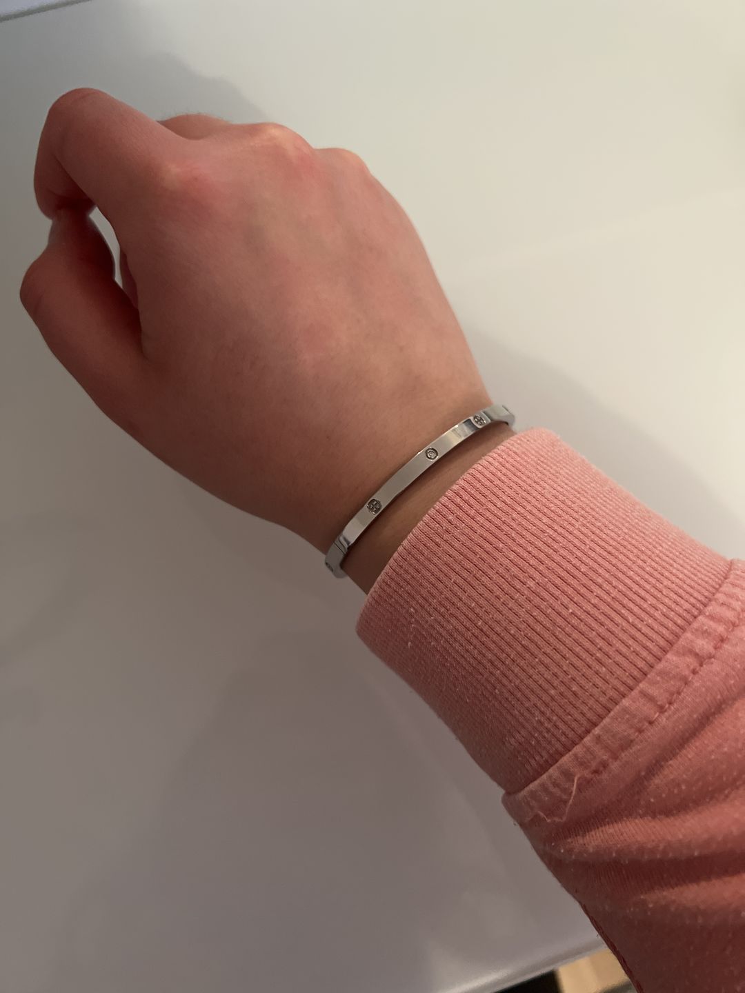Customer photo review of Timeless Affection Stone Armreif