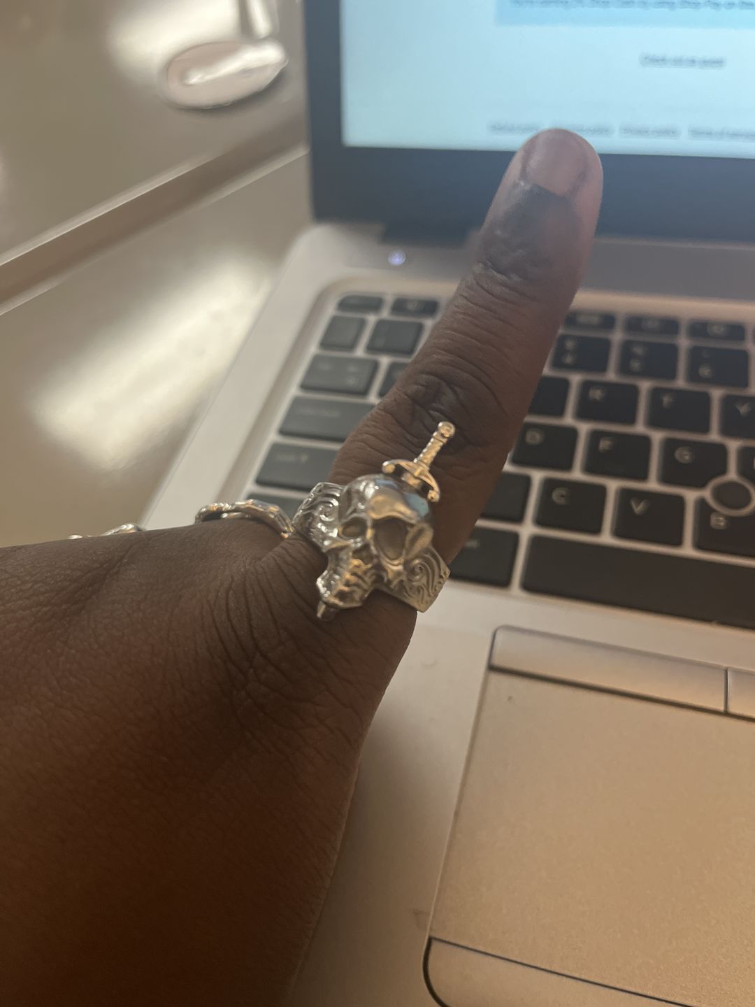 Customer photo review of HALLUCINOGENIC NIGHTMARE RING