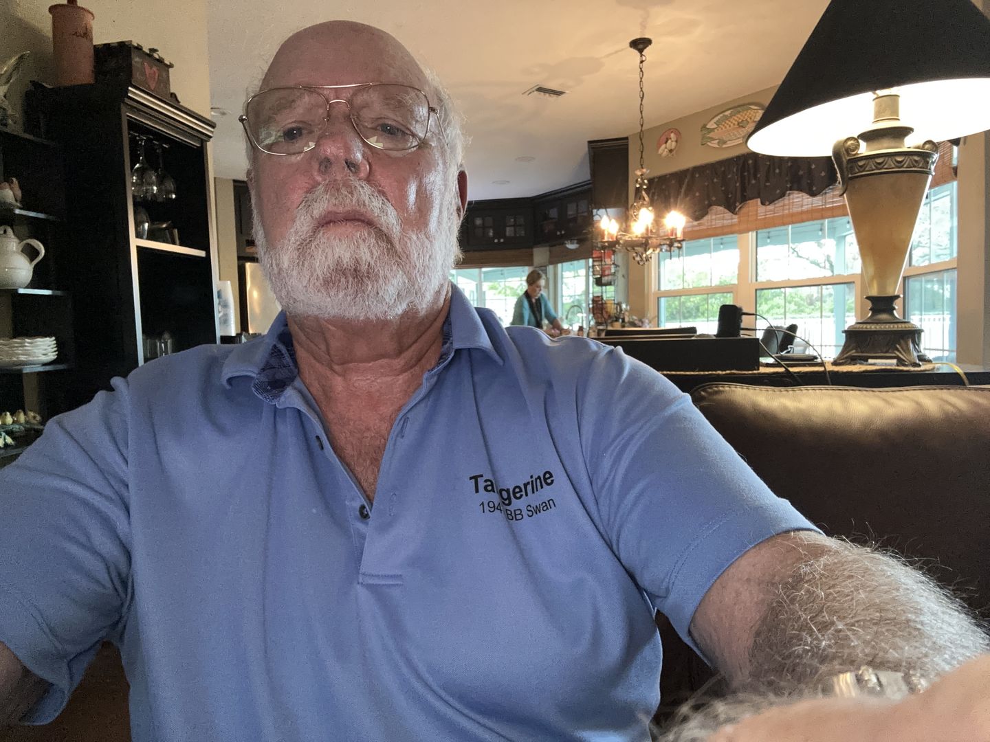 Customer photo review of Custom Men's Performance Polos