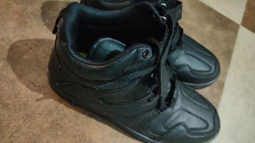 Customer photo review of TRIPPIN Black Men's High Top sneaker