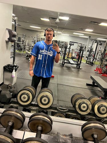 Customer photo review of TS 2 Baseball Jersey - Royal Blue