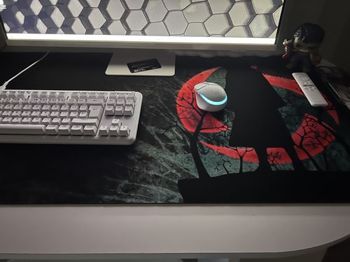 Customer photo review of XXXXL Extended Max Custom Mousepad