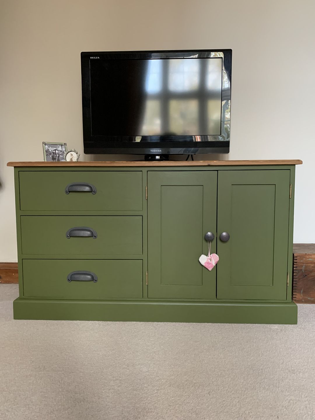 Customer photo review of Classic Cast Iron Cupboard Handles | Oxidised