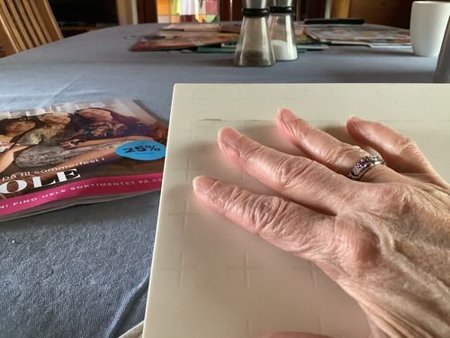 Customer photo review of Forgyldt Dichroic Indlagt Zirkon Ring