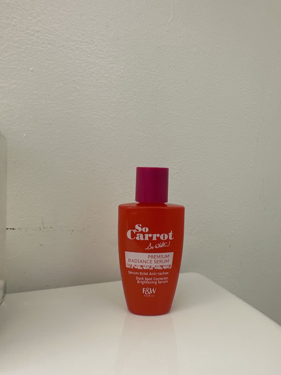 Customer photo review of Fair and White So Carrot Brightening Serum 30ml / 1 fl. oz