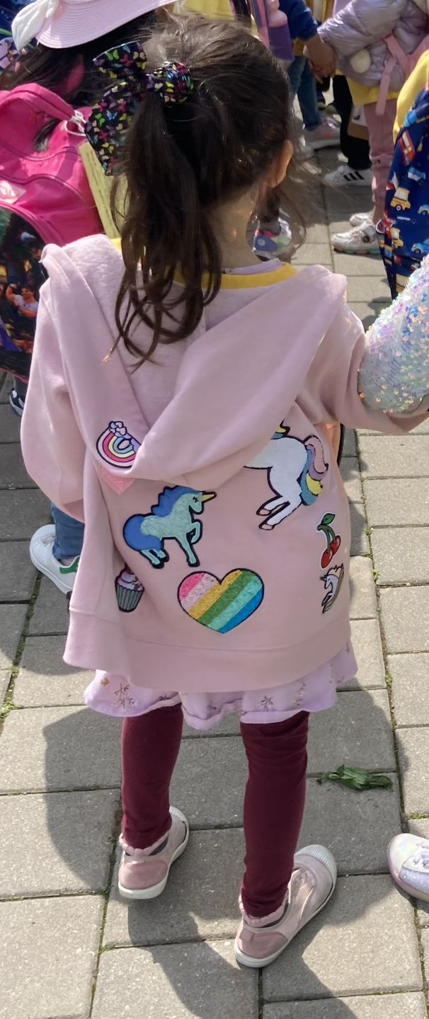 Customer photo review of Kids Zip Hoodie