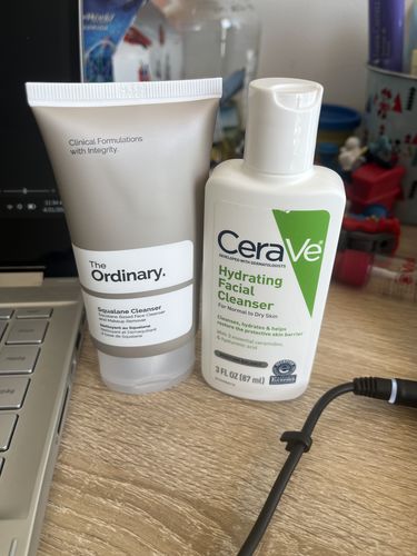 Customer photo review of Hydrating Facial Cleanser