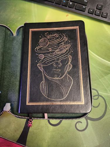 Customer photo review of A5 160GSM PREMIUM PAPER JOURNAL - THE ODYSSEY - ODYSSEY X COOPER CALLIGRAPHY