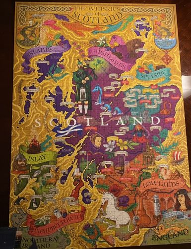 Customer photo review of Whisky Puzzle - Scotland