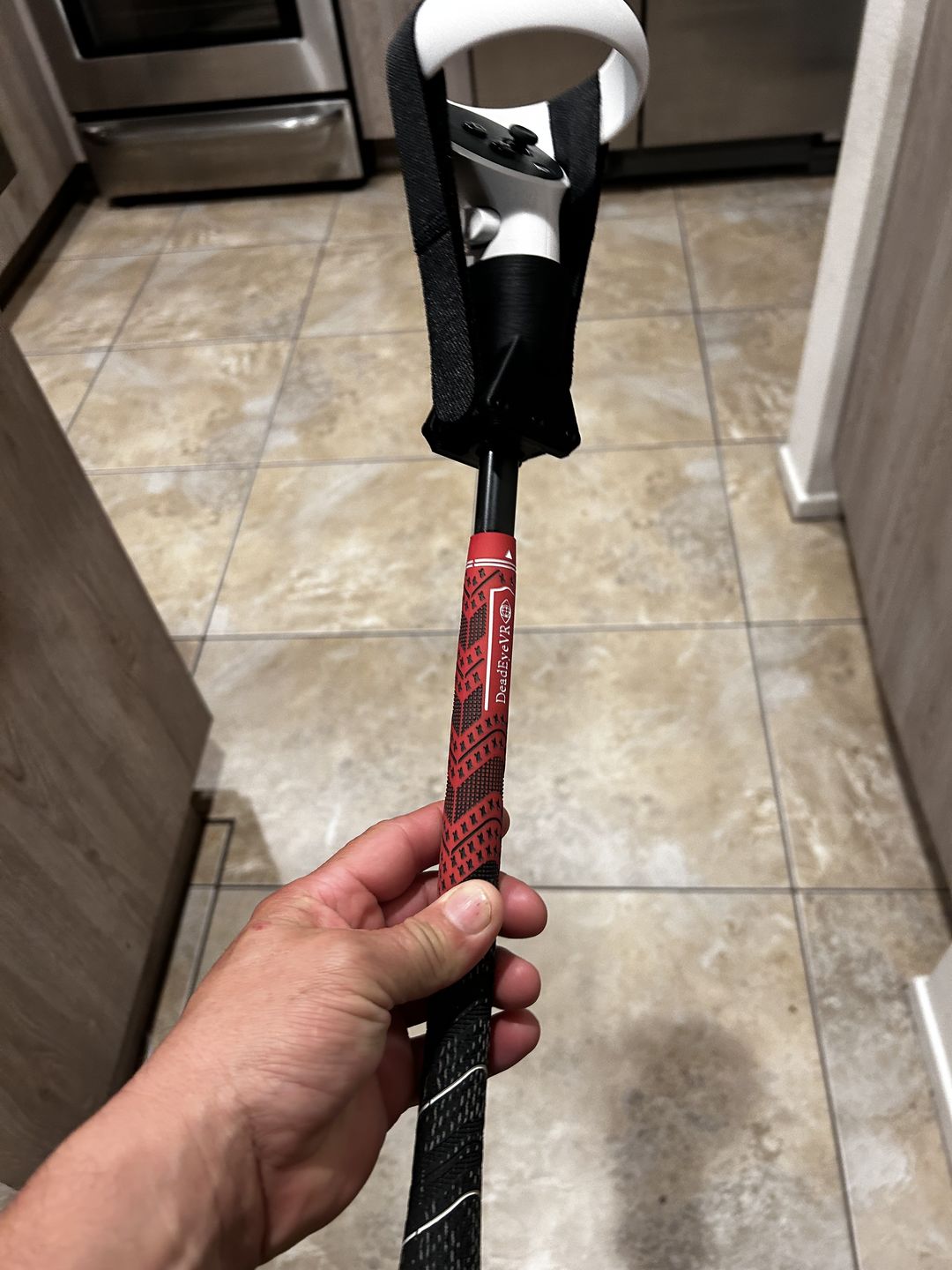 Customer photo review of DriVR - VR Golf Club Handle Accessory - Rift S, Meta Quest / Quest 2