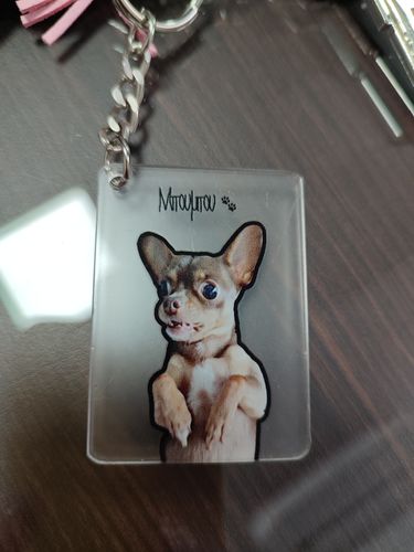 Customer photo review of Μπρελόκ με το Δικό σας Κατοικίδιο