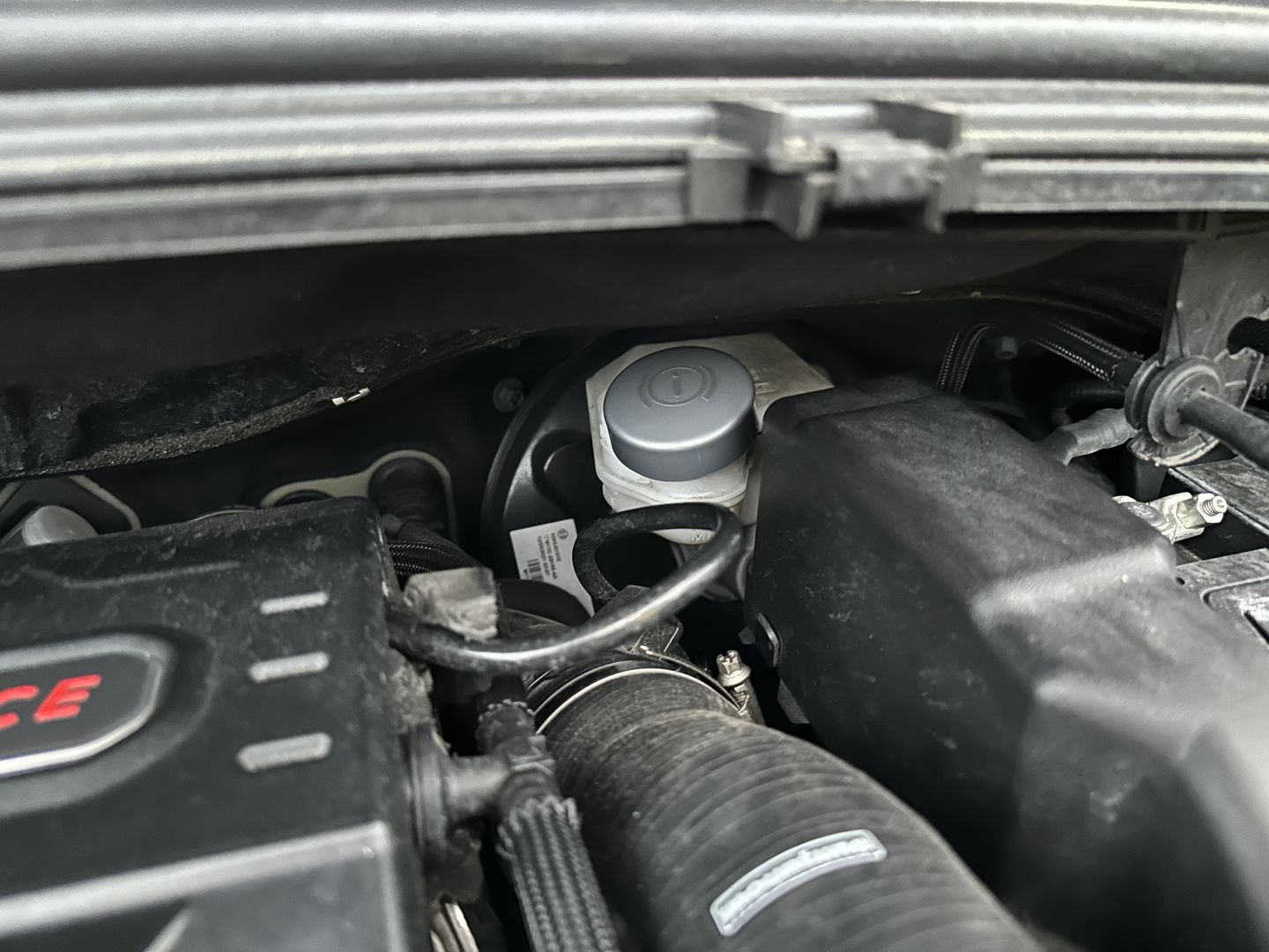 Customer photo review of Proform Brake Fluid Reservoir Cap Cover (various colours) - Ford Mk2 Puma