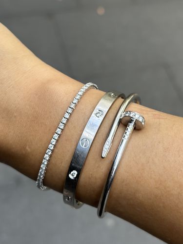 Customer photo review of Diamond Tennis Bracelet