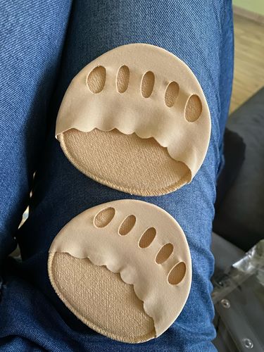 Customer photo review of Forefoot Cushions (4 Pack)