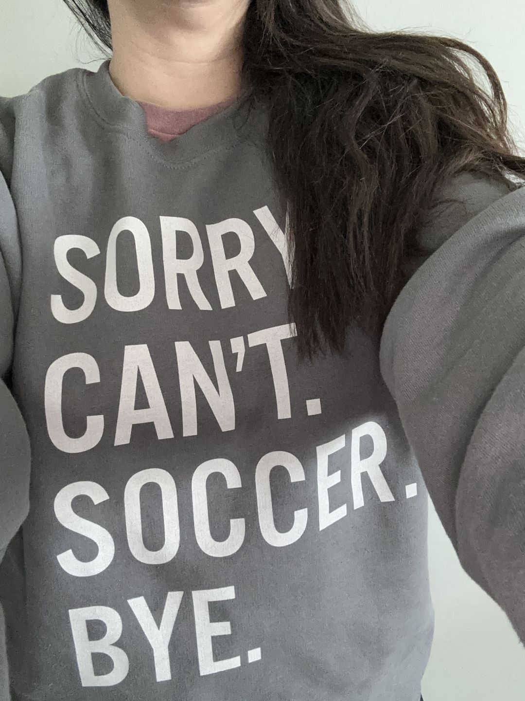 Customer photo review of Sorry Can't Soccer Bye