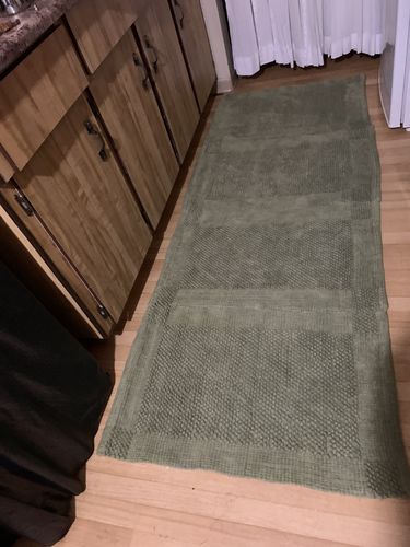 Customer photo review of Chenille Patterned Floor Mat