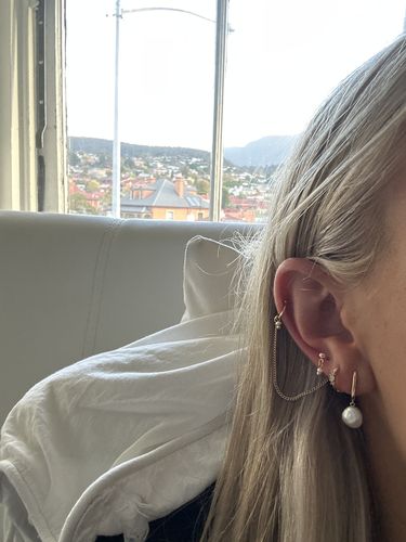 Customer photo review of Emily Earring Set