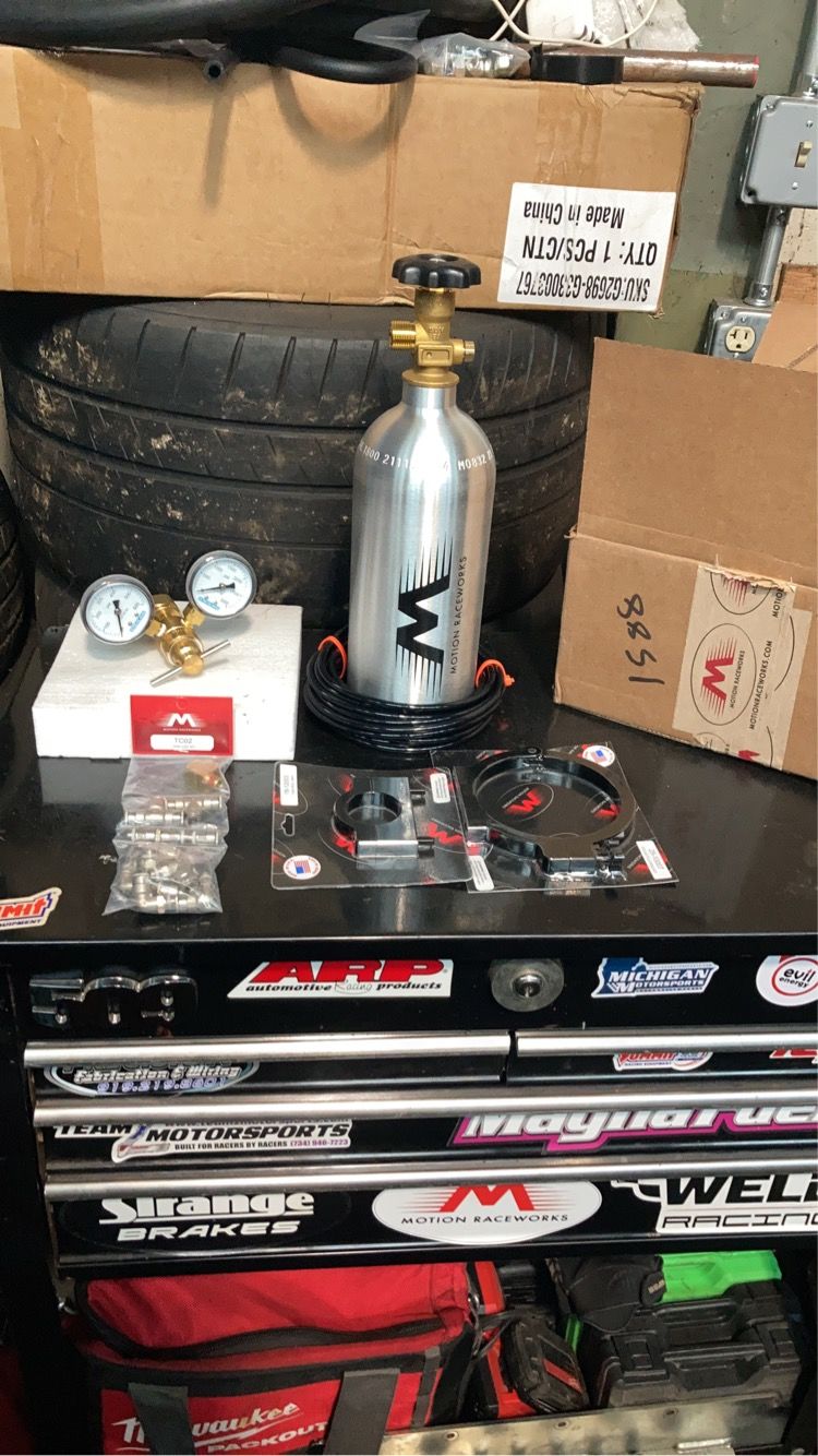 Customer photo review of Motion Raceworks TWIN Wastegate Turbocharged CO2 Kit