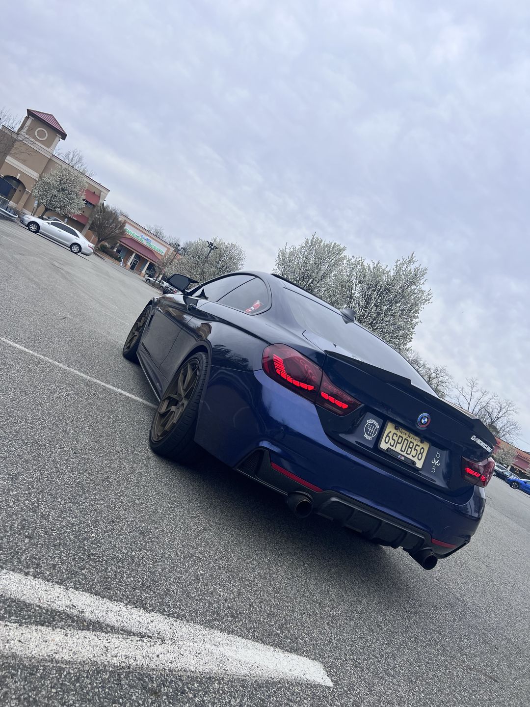 Customer photo review of Glossy Metallic Tanzanite Blue Vinyl Wrap