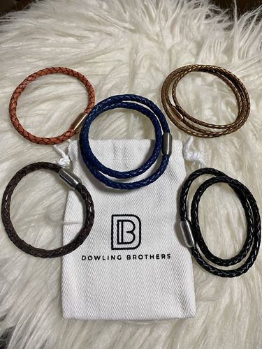 Customer photo review of Leather Single Wrap