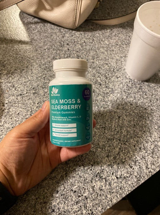 Customer photo review of Sea Moss Elderberry Gummies