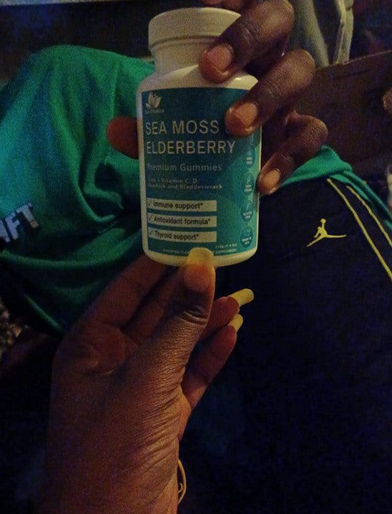Customer photo review of Sea Moss Elderberry Gummies