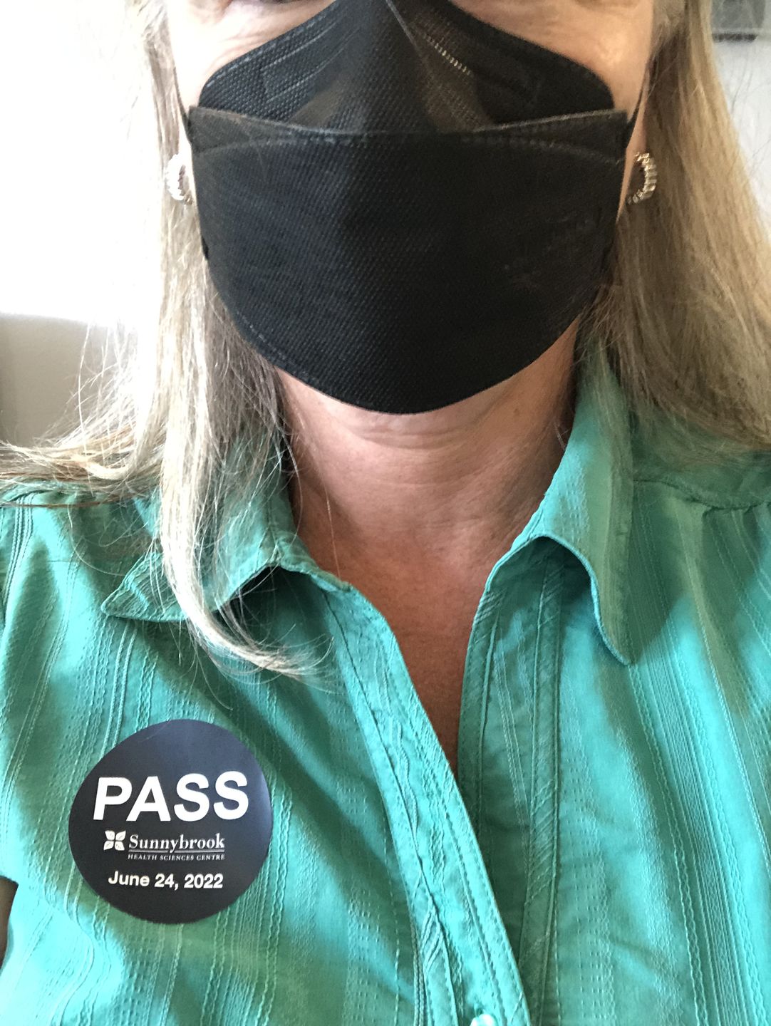 Customer photo review of N95 Respirator Face Mask Made in Canada (Small)