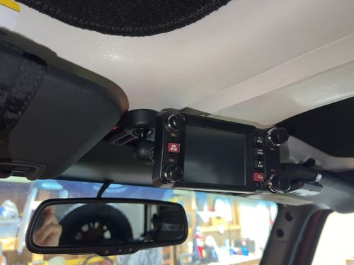 Customer photo review of JK/JKU Freedom Panel Ball Mount