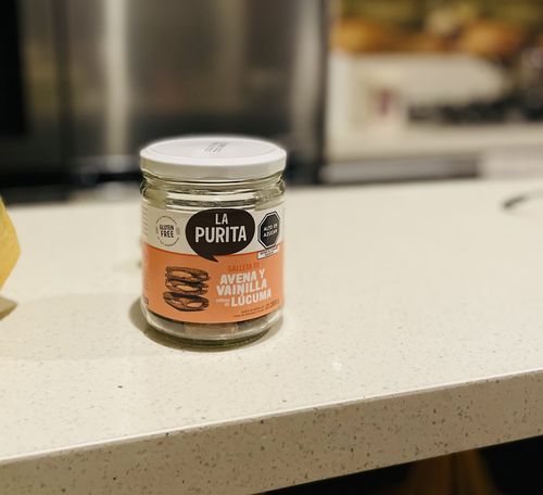 Customer photo review of Galletas de Avena y Vainilla rellenas de Lúcuma (200g)