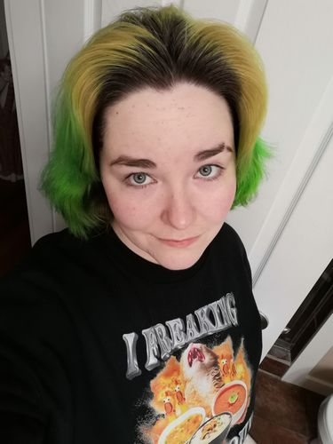 Customer photo review of I Freaking Love Soup (Clean) Unisex Sweatshirt