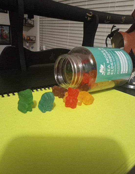 Customer photo review of Sea Moss Elderberry Gummies