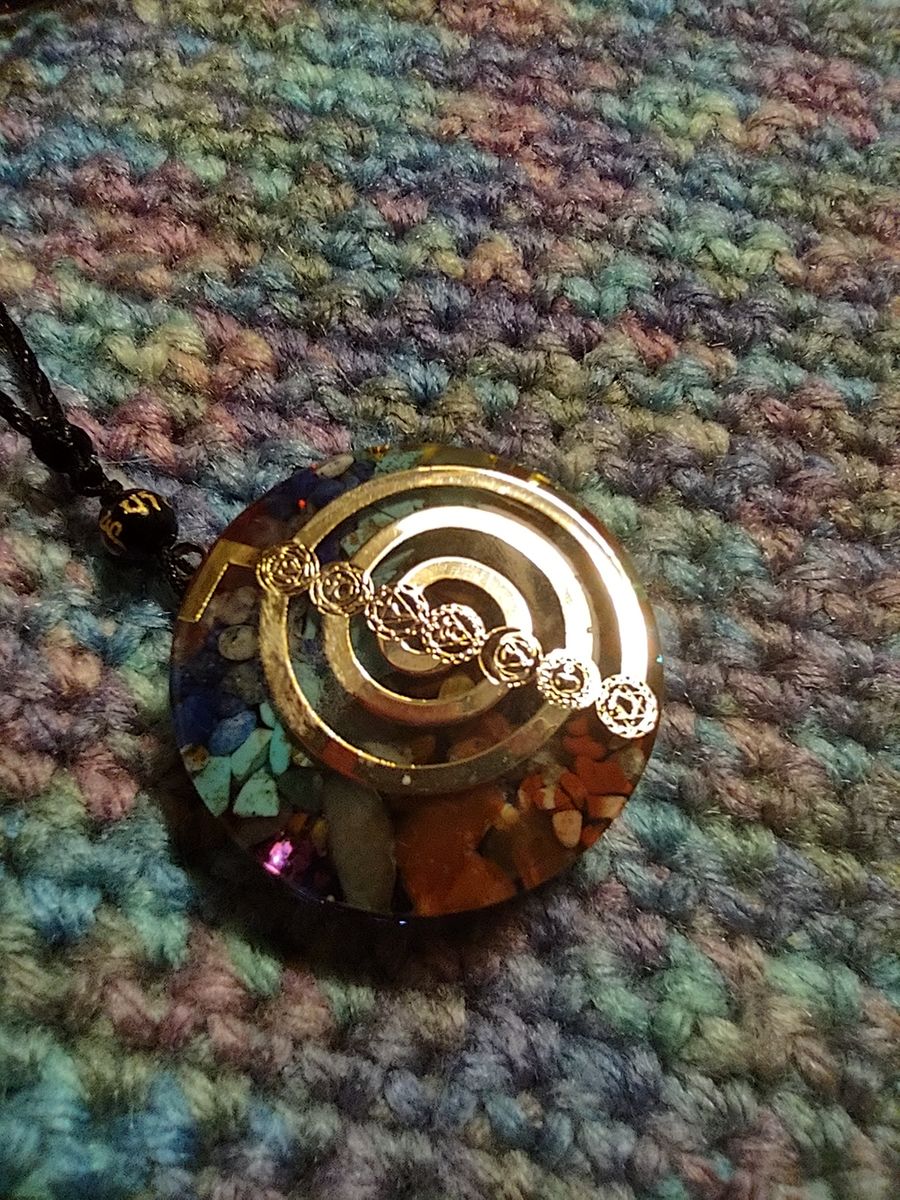 Customer photo review of Chakra Talisman with Orgone – Reconnect With Your Life Force Energy