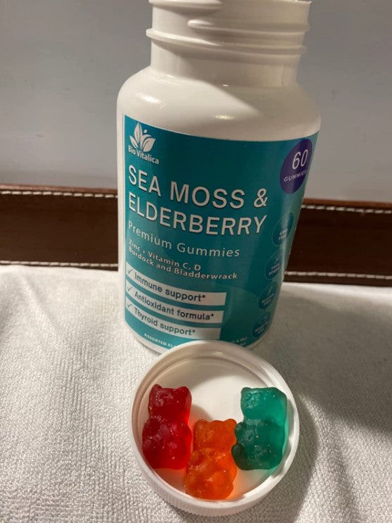 Customer photo review of Sea Moss Elderberry Gummies