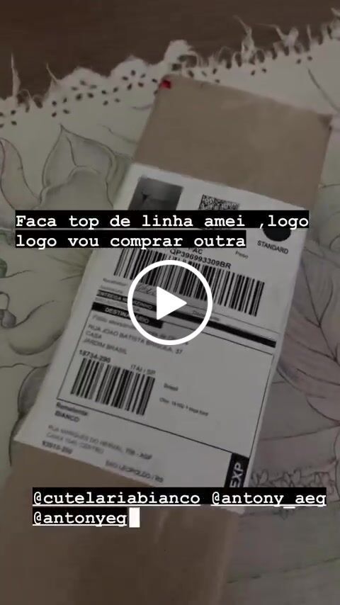 Customer video review of Faca Artesanal Agro É TOP