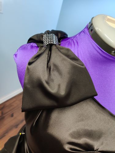 Customer photo review of Black Stretch Silk