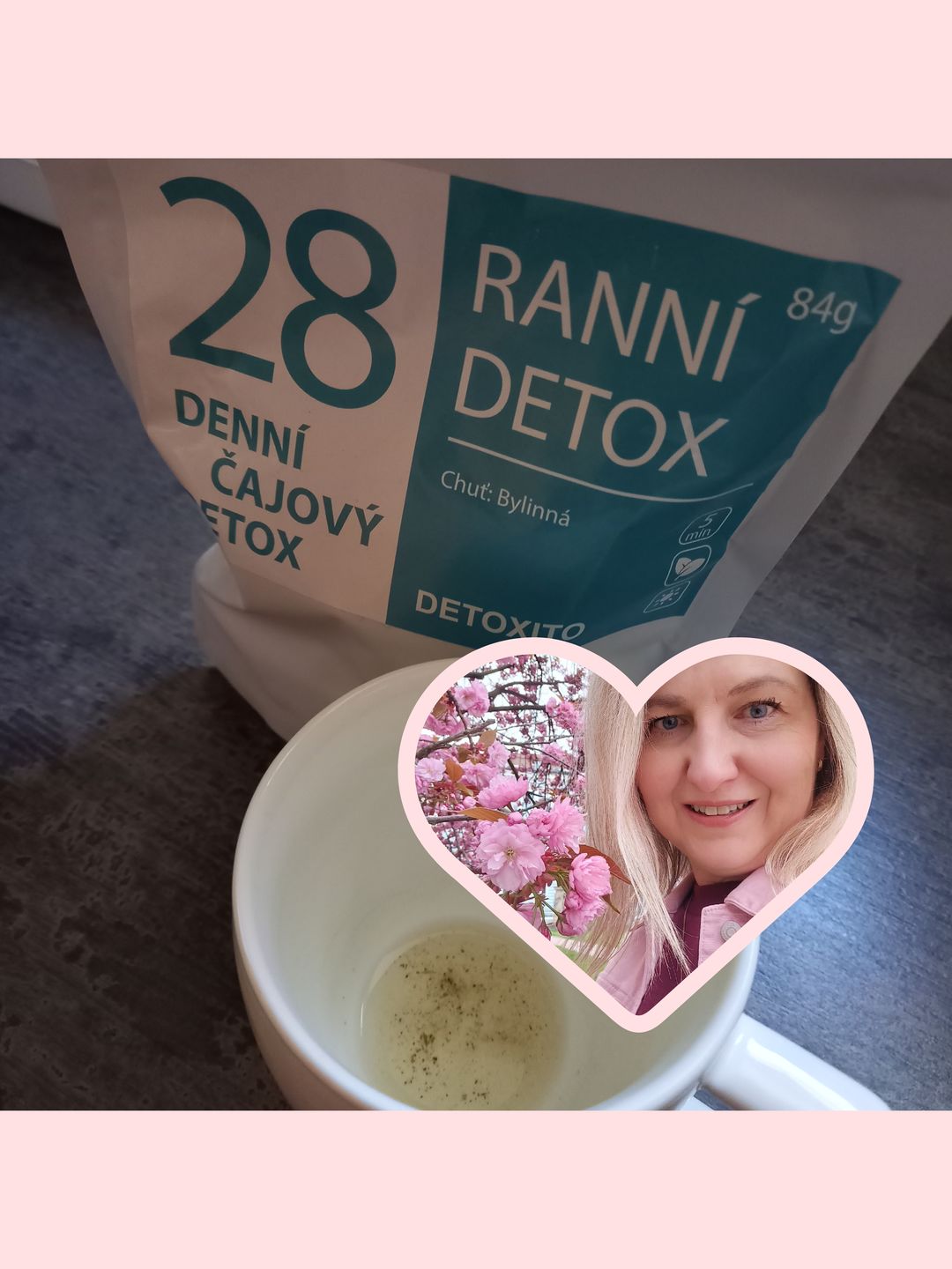 Customer photo review of Ranní Detoxikační čaj (28 denní)