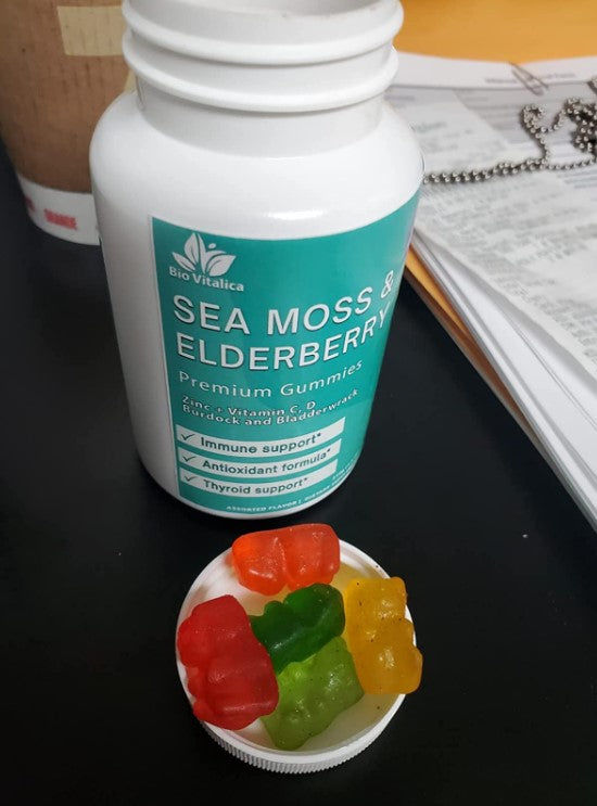 Customer photo review of Sea Moss Elderberry Gummies