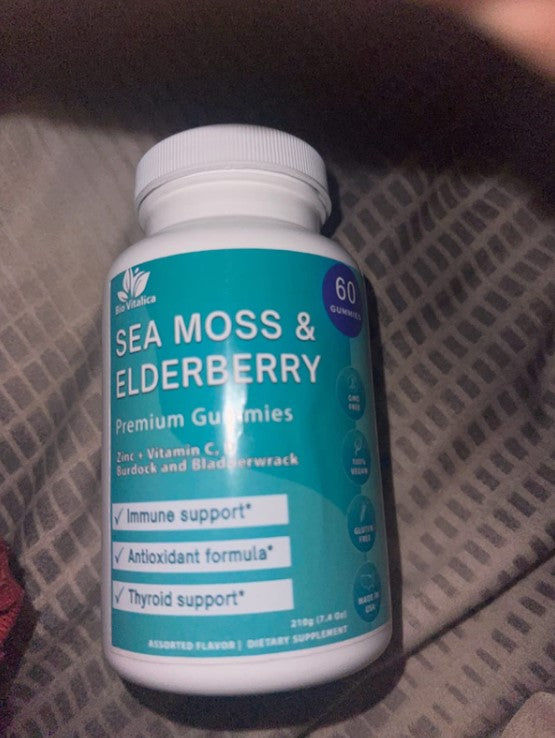 Customer photo review of Sea Moss Elderberry Gummies