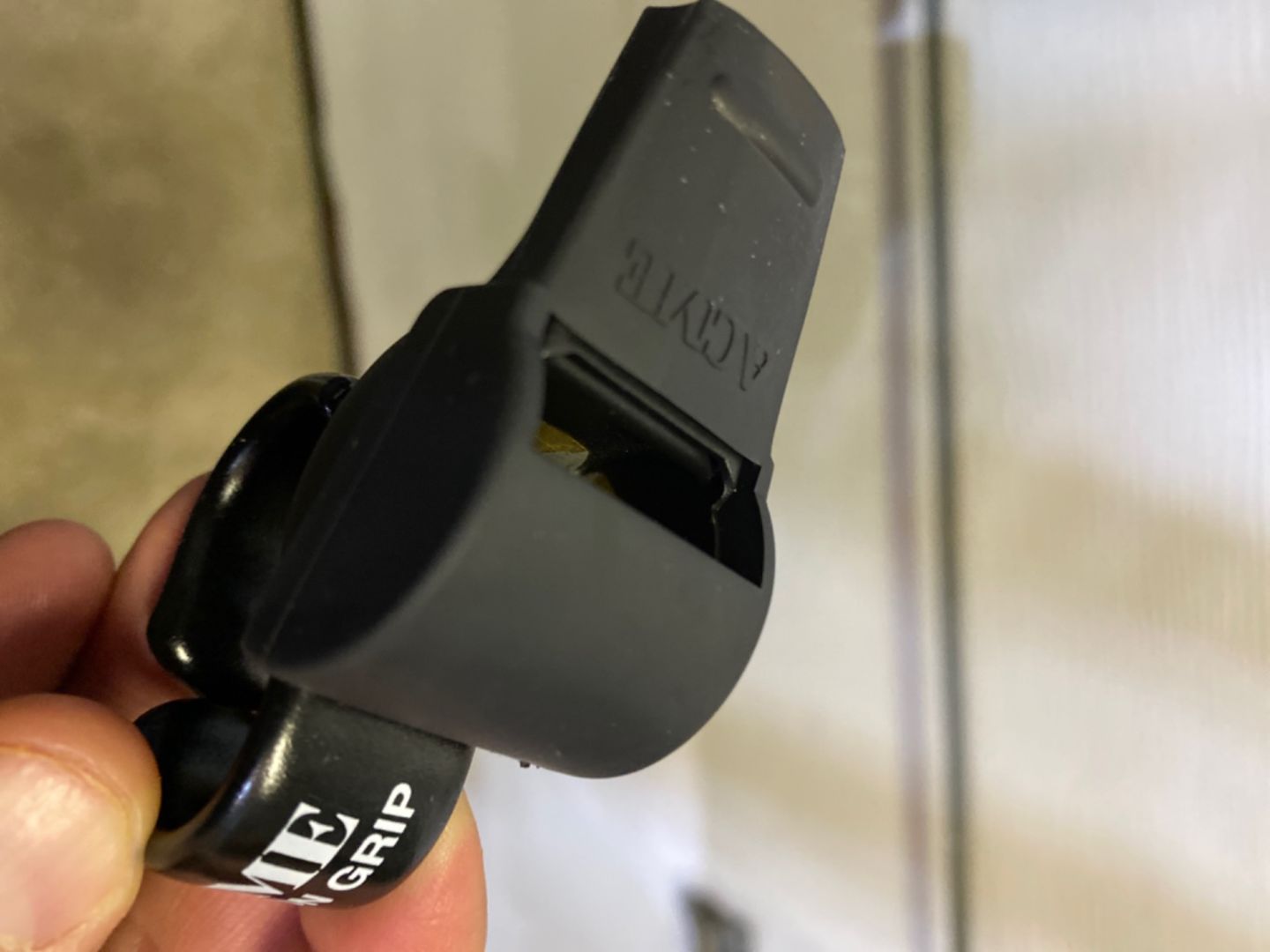 Customer photo review of ACME WHISTLE THUNDERER 477/58.5 MATTE BLACK SPECIAL EDITION
