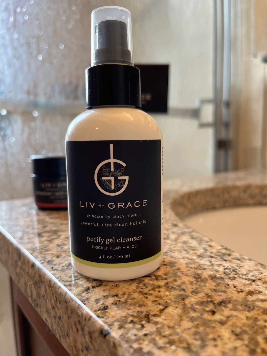 Customer photo review of Purify Gel Cleanser   with prickly pear + aloe