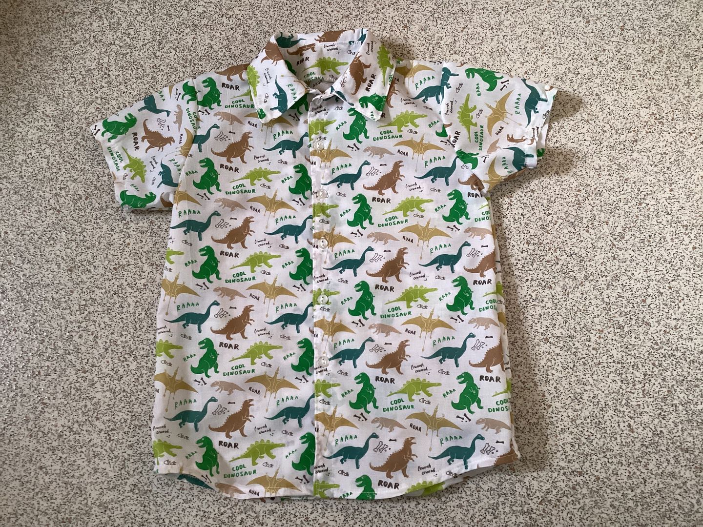Customer photo review of Cool Dinosaurs Polycotton Fabric