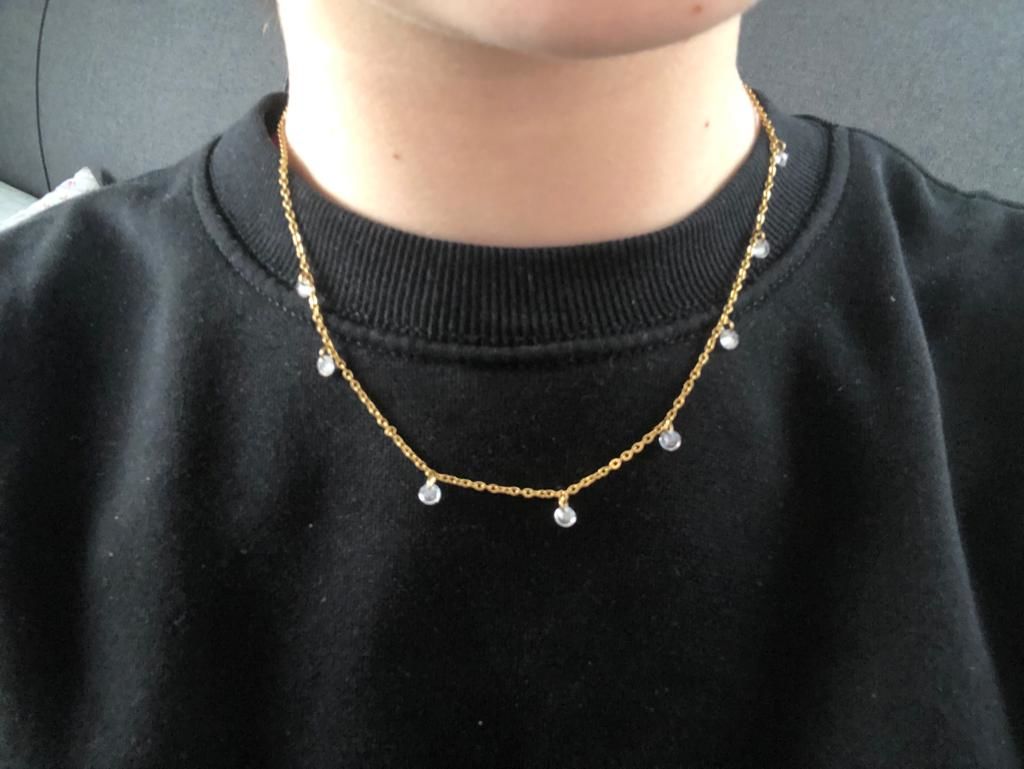 Customer photo review of Lynda Halskette | 18K vergoldet