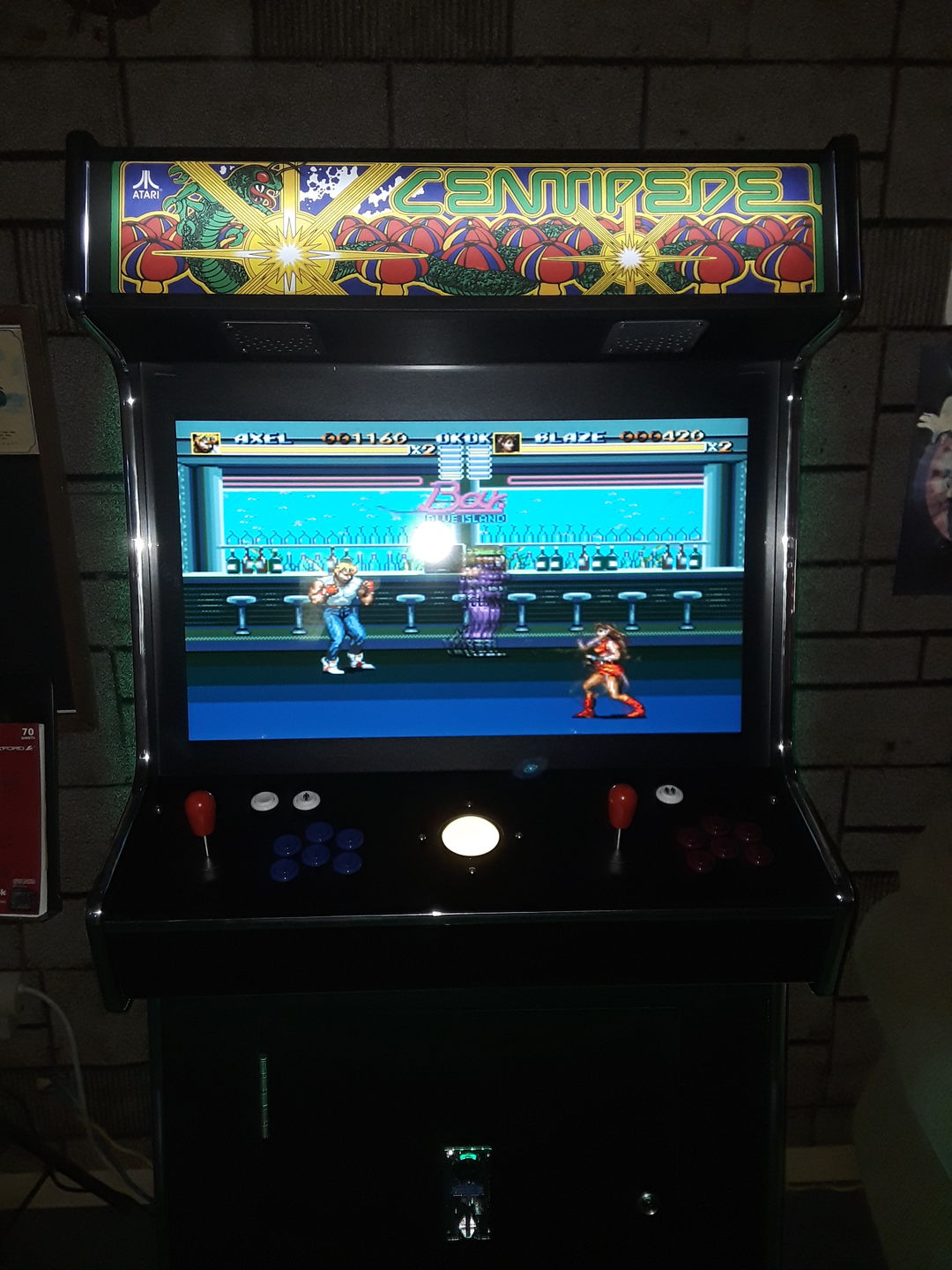 Customer photo review of 2 PLAYER STANDUP Arcade Machine 4600 Games Multi-cade  Upright Retro Cabinet Centi