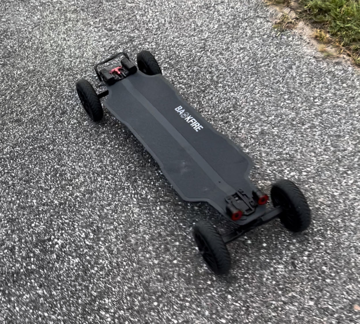 Customer photo review of Backfire Front Lights and Tail lights for Electric Longboard