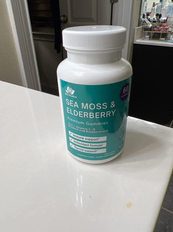 Customer photo review of Sea Moss Elderberry Gummies