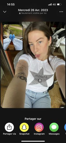 Customer photo review of 'Hollywood Star' custom baby tee