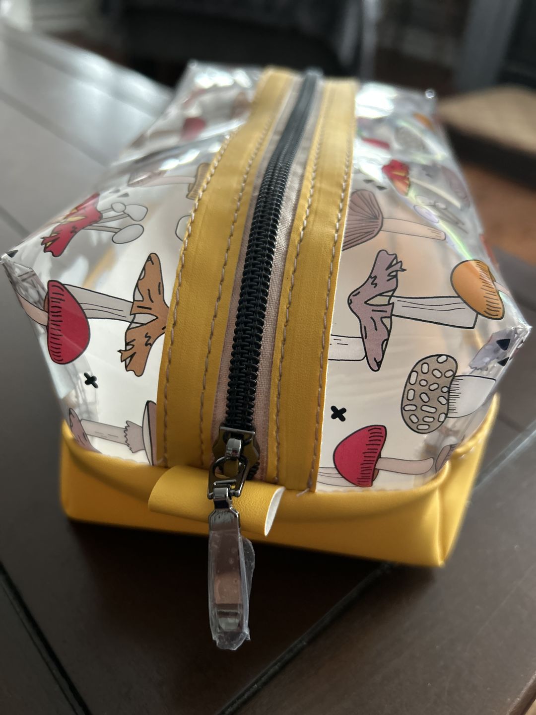 Customer photo review of Mushroom Café - Clear TPU Vinyl