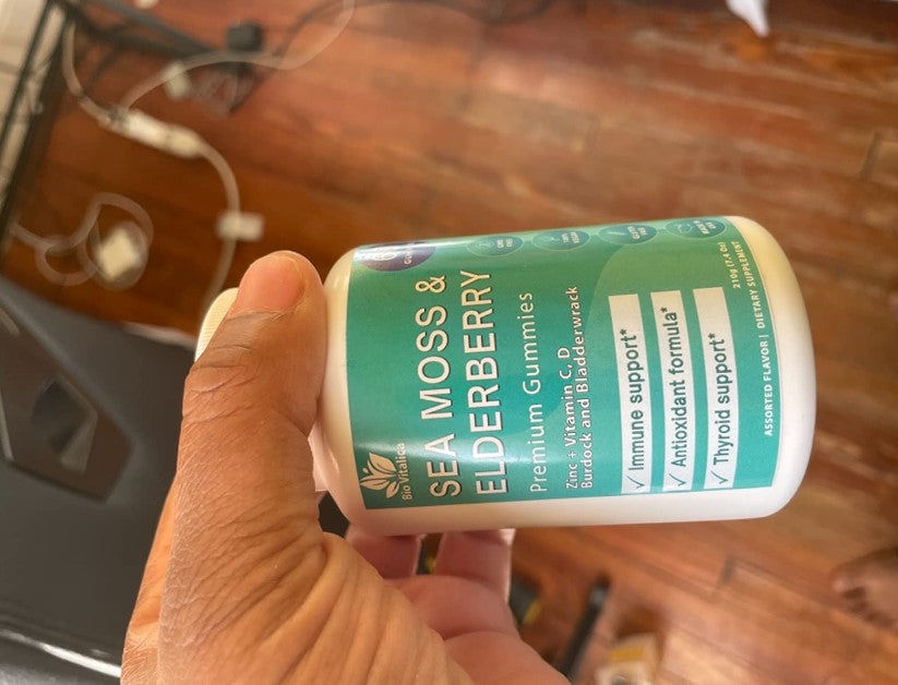 Customer photo review of Sea Moss Elderberry Gummies